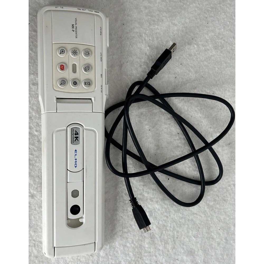 Elmo MX-P 4K Visual Presenter Document Camera With USB Cord